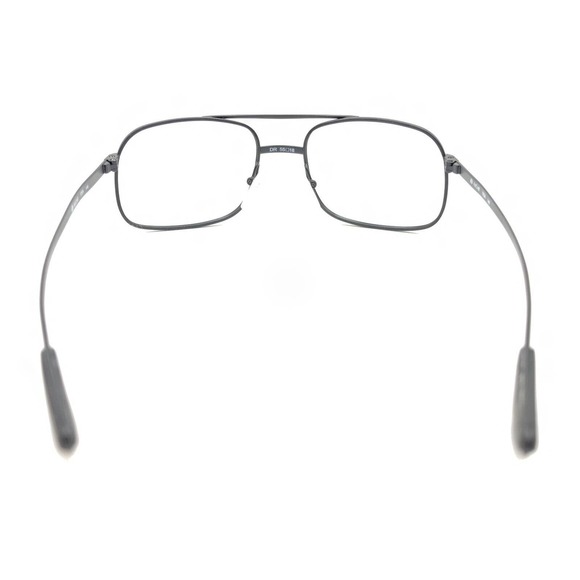 ArtCraft Matte Black Square Aviator Eyeglasses Frames 55-18 140 USA Men Women - Picture 5 of 12